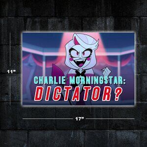 Hazbin Hotel Charlie Dictator poster - 11x17 series wall art print merch